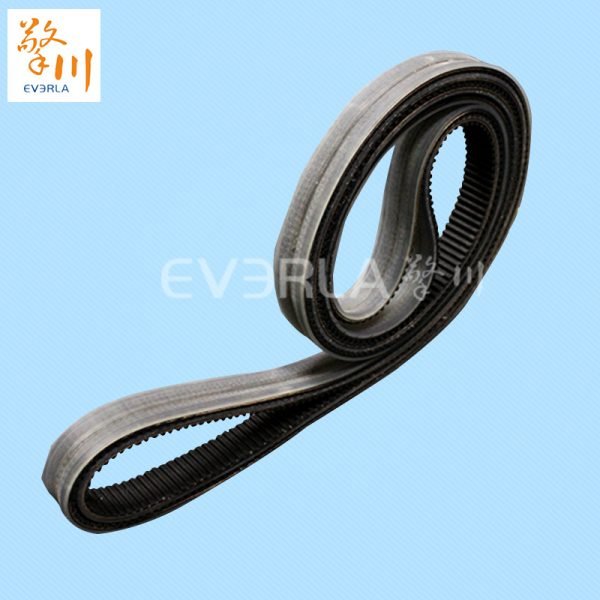 橡膠同步帶加PU膠開(kāi)槽：工業(yè)傳動(dòng)適配部件