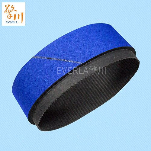橡膠同步帶加藍(lán)布泡棉：貼標(biāo)機(jī)標(biāo)簽定位的緩沖傳輸選擇